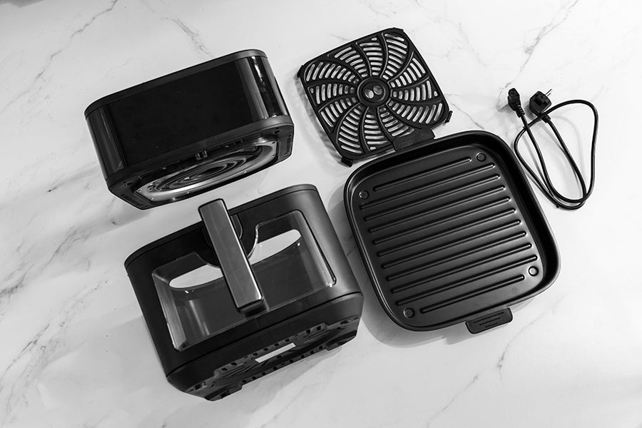 AirFryer DuoGrill 8L photo produit réelle – vue détaillée